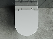 Комплект унитаза DIWO Ceramicanova Forma CN3011 с сиденьем с инсталляцией DIWO 4501 с клавишей смыва цвет Матовый хром-8