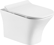 Комплект унитаза DIWO Orange C02 C02-100W с сиденьем с инсталляцией DIWO 4501 с клавишей смыва цвет Глянцевый белый-1