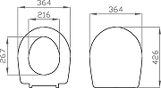 Унитаз с инсталляцией DIWO Анапа + VitrA V-Fix Core 732-5800-01 (626364) с сиденьем Микролифт с клавишей смыва цвет Матовый черный-8