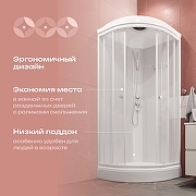 Душевая кабина DIWO Новгород 80x80 Щ0000064661 без гидромассажа-1