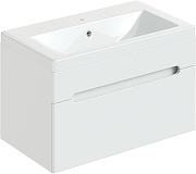 Комплект мебели для ванной DIWO Коломна 80 462695 подвесной цвет Глянцевый белый-6