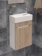 Тумба под раковину DIWO Архангельск 40 1108005 подвесная цвет Белый, Сонома-1