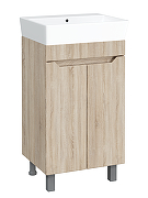 Тумба под раковину DIWO Архангельск 50 1108011 цвет Дуб сонома, Сонома