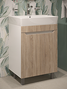 Тумба под раковину DIWO Архангельск 60 1108017 цвет Белый, Сонома