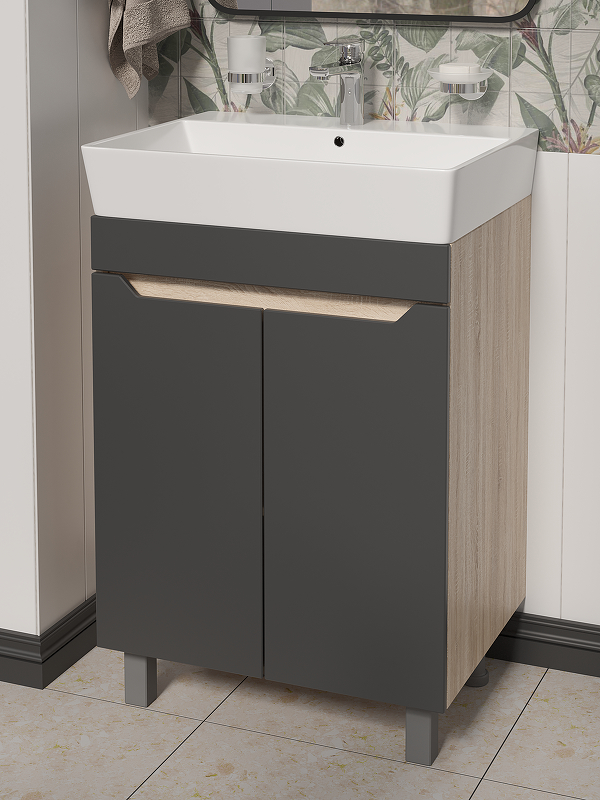 Тумба с раковиной DIWO Архангельск 60 1108039 