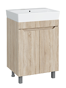 Тумба под раковину DIWO Архангельск 60 1108019 цвет Дуб сонома, Сонома