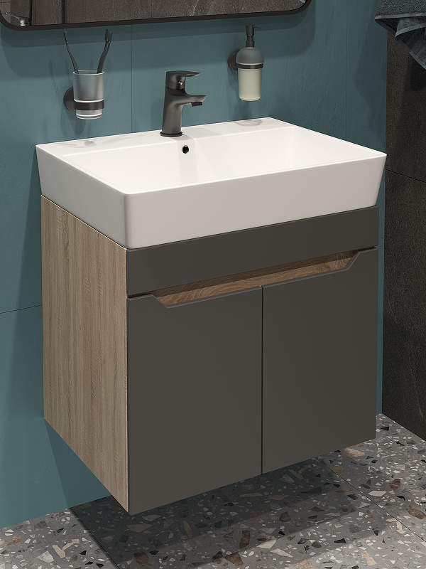 Тумба с раковиной DIWO Архангельск 60 1108043 подвесная 