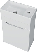 Комплект мебели для ванной DIWO Архангельск 40 569589 подвесной цвет Белый-18