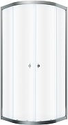 Душевой уголок DIWO Псков 90х90 + AQPL10-60 с душевым лотком профиль Хром стекло прозрачное-1