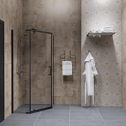 Душевой уголок DIWO Казань 88х88 Щ0000067280 профиль Черный матовый стекло прозрачное-6