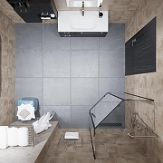 Душевой уголок DIWO Казань 88х88 Щ0000067280 профиль Черный матовый стекло прозрачное-8