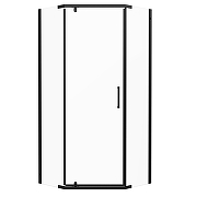 Душевой уголок DIWO Казань 88х88 Щ0000067280 профиль Черный матовый стекло прозрачное-11