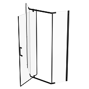 Душевой уголок DIWO Казань 88х88 Щ0000067280 профиль Черный матовый стекло прозрачное-13