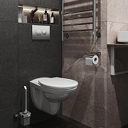 Инсталляция DIWO 574486 для унитаза с клавишей смыва цвет Хром матовый-6