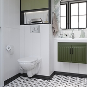 Инсталляция DIWO 574489 для унитаза с клавишей смыва цвет Хром-7