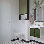 Инсталляция DIWO 574489 для унитаза с клавишей смыва цвет Хром-8