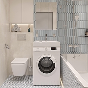 Раковина DIWO Анапа 60 ARnS600 на стиральную машину цвет Белый глянцевый-8