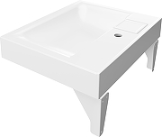 Раковина DIWO Ростов 50 RRnS500 на стиральную машину цвет Белый глянцевый-14