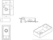 Раковина DIWO Архангельск 40 SMR 0715 цвет Белый глянцевый-18