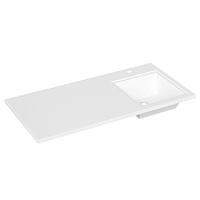 Раковина DIWO Тольятти 100 R 1037746 на стиральную машину цвет Белый глянцевый-5