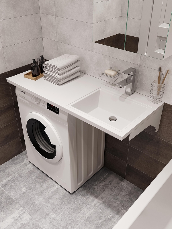 Раковина DIWO Тольятти 100 R 1037748 на стиральную машину 