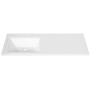 Раковина DIWO Тольятти 120 L 1037749 на стиральную машину цвет Белый глянцевый-4