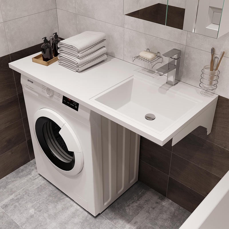 Раковина DIWO Тольятти 120 R 1037750 на стиральную машину 