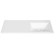 Раковина DIWO Тольятти 120 R 1037750 на стиральную машину цвет Белый глянцевый-4