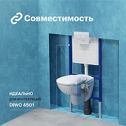 Клавиша смыва DIWO 7310 цвет Белый глянцевый-3