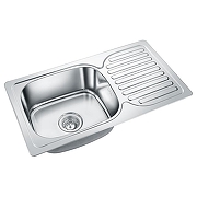 Кухонная мойка Emar Steel 76 302A цвет Нержавеющая сталь глянцевая