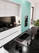 Кухонная мойка Emar PVD 74 EMB-125A PVD цвет Nano Dark-4