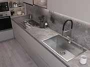 Кухонная мойка Emar PVD 74 EMB-125A PVD цвет Nano Satine-2