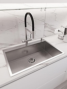 Кухонная мойка Emar PVD 74 EMB-125A PVD цвет Nano Satine-5