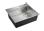 Кухонная мойка Emar PVD 56 EMB-560(TOP) PVD цвет Nano Satin
