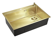 Кухонная мойка Emar PVD 66 EMB-660(TOP) PVD цвет Matt Gold