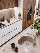 Кухонная мойка Emar Quartz 56 EMQ-1560.P цвет Берилл-2