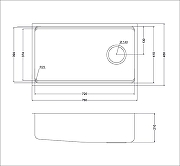 Кухонная мойка Oulin 76 OL-EH201M цвет Сатин-8