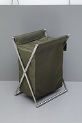 Корзина для белья Allen Brau Priority 00312048 цвет Зеленый+Сталь
