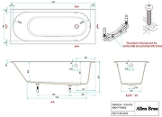 Ванна из искусственного камня Allen Brau Evo Oberon 170x70 2.3EV01.20 цвет Белый-13