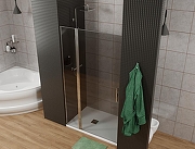 Душевая дверь Allen Brau Priority 90 3.31001.00G цвет профиля Хром стекло тонированное-2