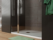 Душевая дверь Allen Brau Priority 90 3.31001.00G цвет профиля Хром стекло тонированное-3