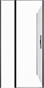 Душевой уголок Allen Brau Priority 100x80 3.31006.BBA+3.31015.BBA цвет профиля Черный браш стекло прозрачное-3