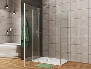 Душевой уголок Allen Brau Priority 120x100 3.31007.00+3.31019.00 цвет профиля Хром стекло прозрачное-9