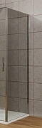 Душевая стенка Allen Brau Priority 90 3.31016.00G цвет профиля Серебро браш стекло тонированное