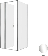 Душевой уголок Allen Brau Priority 90x90 3.31025.00+3.31043.00 цвет профиля Хром стекло прозрачное-3