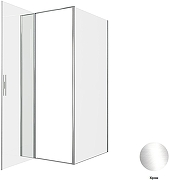 Душевой уголок Allen Brau Priority 90x100 3.31025.00+3.31046.00 цвет профиля Хром стекло прозрачное-3