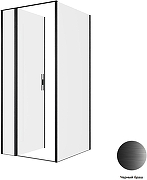 Душевой уголок Allen Brau Priority 90x100 3.31027.BBA+3.31048.BBA цвет профиля Черный браш стекло прозрачное-2