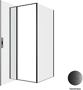 Душевой уголок Allen Brau Priority 90x100 3.31027.BBA+3.31048.BBA цвет профиля Черный браш стекло прозрачное-3