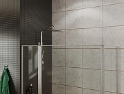 Душевой уголок Allen Brau Priority 100x80 3.31028.00+3.31040.00 цвет профиля Хром стекло прозрачное-10