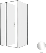 Душевой уголок Allen Brau Priority 100x90 3.31028.00+3.31043.00 цвет профиля Хром стекло прозрачное-2